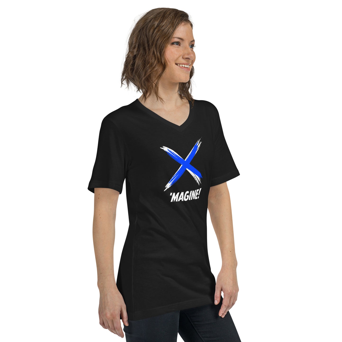 'Magine - Unisex Short Sleeve V-Neck T-Shirt